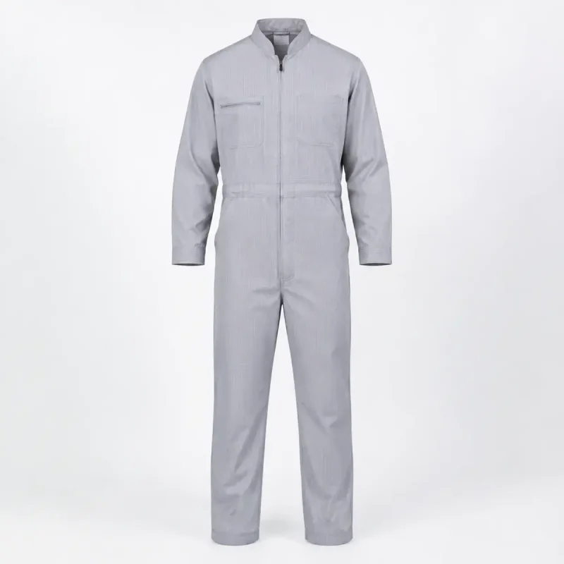 Anti-static coverall product image for industrial safety uniform supply in the UAE and GCC.