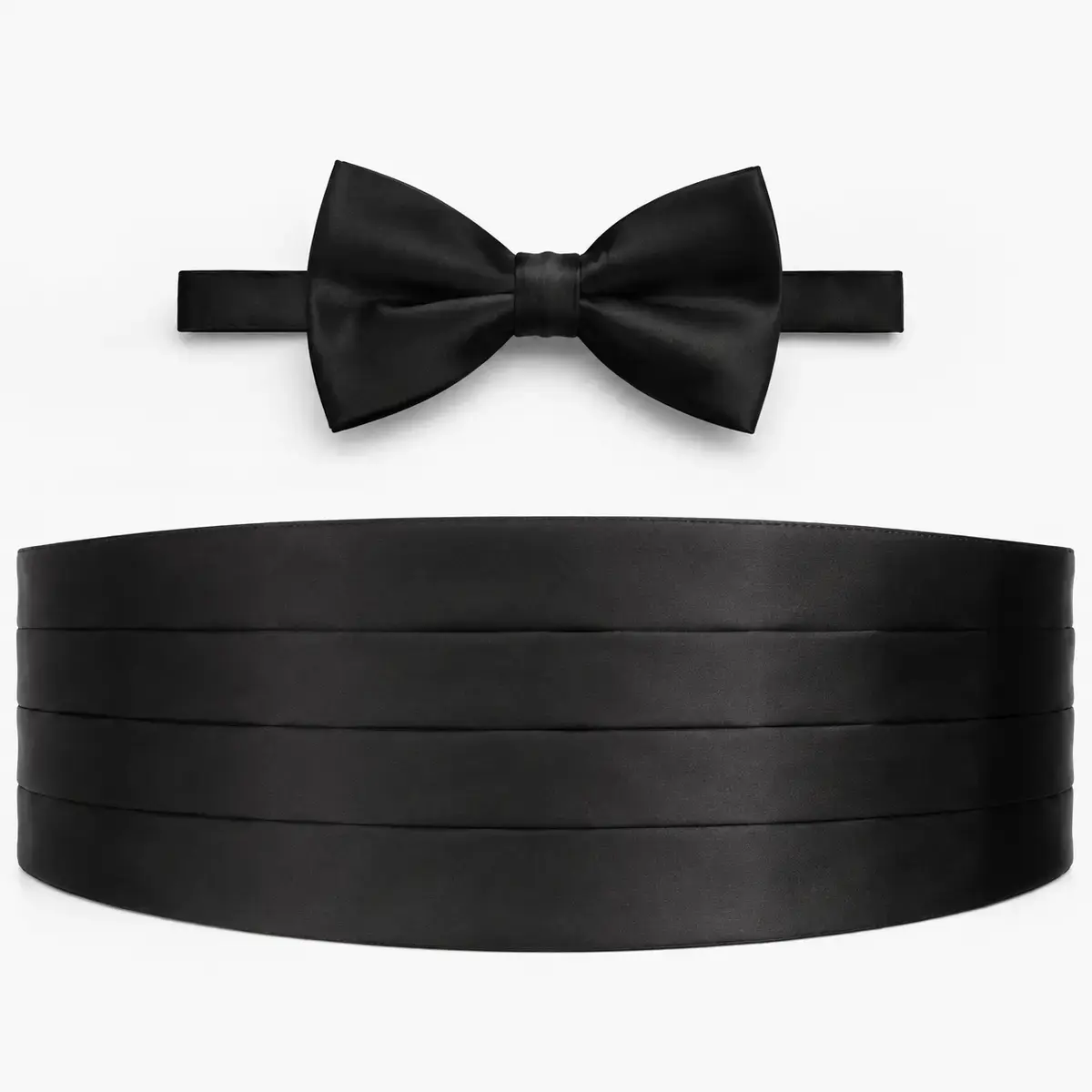 bow-tie-cummerbund-set-uniform-supplier-uae-gcc-01 Bow tie and cummerbund set product image for hospitality uniform supply in the UAE and GCC.