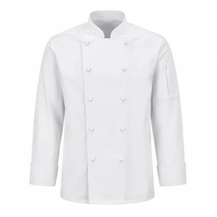 Chef jacket product image for hospitality and kitchen uniform supply in the UAE and GCC.