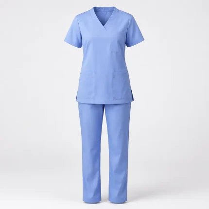 Clinic and pharmacy uniform product image for healthcare uniform supply in the UAE and GCC.