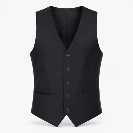 Corporate waistcoat product image for office uniform supply in the UAE and GCC.
