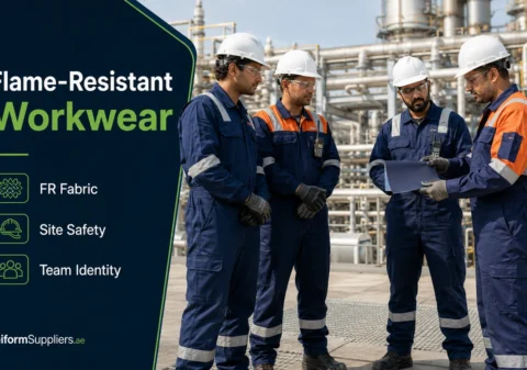 Flame resistant workwear hero image for UAE oil and gas teams