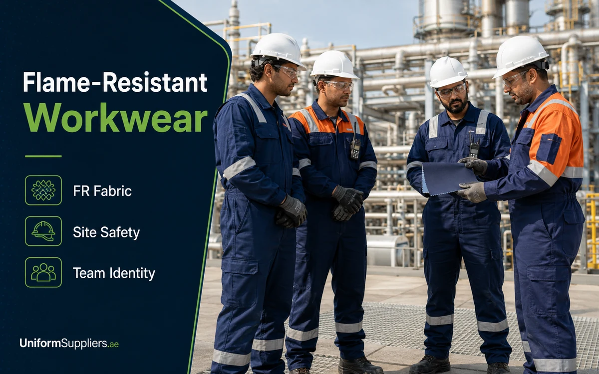 Flame resistant workwear hero image for UAE oil and gas teams