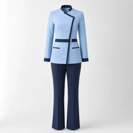 Healthcare reception uniform product image for clinic uniform supply in the UAE and GCC.
