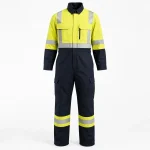 Hi-visibility mechanic coverall product image for industrial workwear uniform supply in the UAE and GCC.