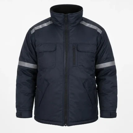 Insulated work jacket product image for industrial uniform supply in the UAE and GCC.