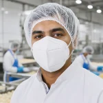 KN95 face mask product image for disposable protective wear supply in the UAE and GCC.