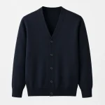 Knitwear cardigan product image for corporate uniform supply in the UAE and GCC.