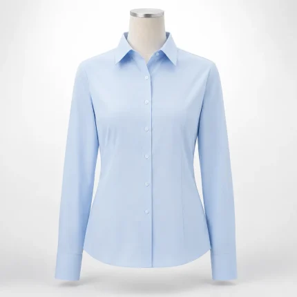 Ladies corporate blouse product image for office uniform supply in the UAE and GCC.