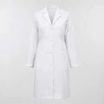 Ladies lab coat product image for healthcare uniform supply in the UAE and GCC.