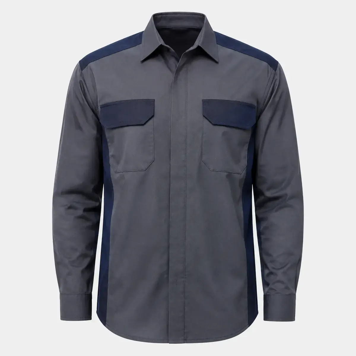 logistics-driver-uniform-shirt-uniform-supplier-uae-gcc-01 Logistics driver uniform shirt product image for transport uniform supply in the UAE and GCC.