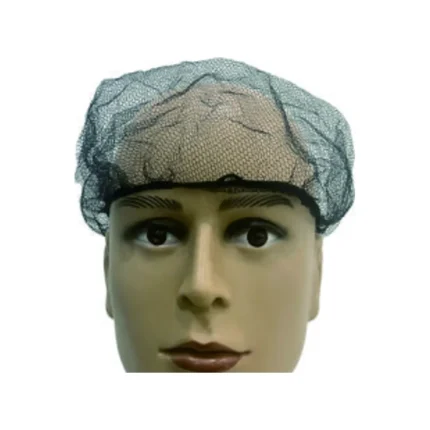 Disposable nylon hair net for food processing, laboratory and hygiene-controlled workplaces