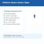 Patient Gown Gown Type - Image 4