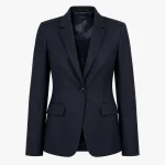 Pinstripe blazer product image for corporate uniform supply in the UAE and GCC.