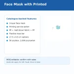 Printed Face Mask - Image 4