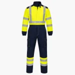 Public works hi-vis coverall product image for public sector safety uniform supply in the UAE and GCC.