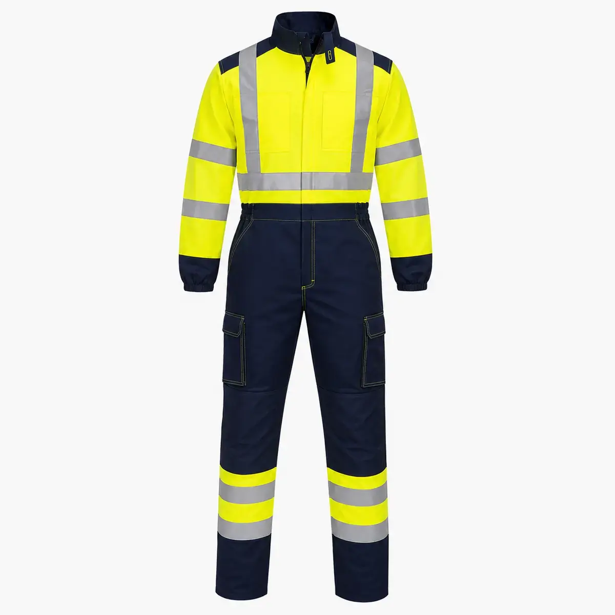 public-works-hi-vis-coverall-uniform-supplier-uae-gcc-01 Public works hi-vis coverall product image for public sector safety uniform supply in the UAE and GCC.