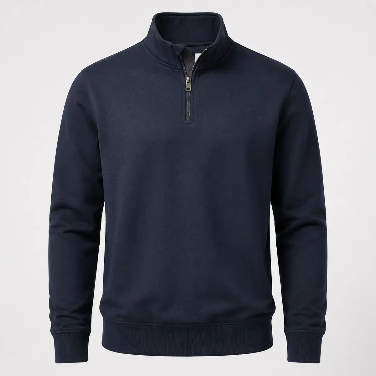 quarter-zip-pullover-uniform-supplier-uae-gcc-01 Quarter-zip pullover product image for corporate uniform supply in the UAE and GCC.