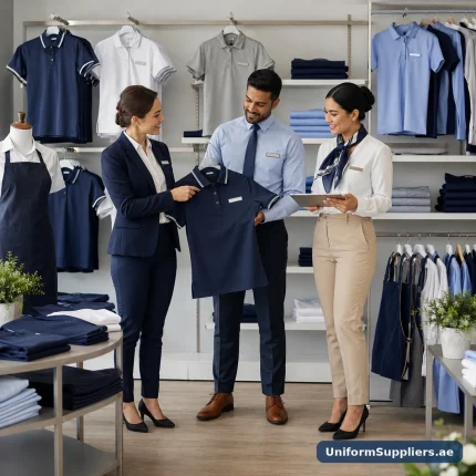Retail and customer service uniforms for UAE stores and front-line staff