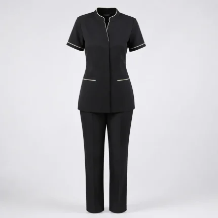 Salon reception uniform product image for beauty and wellness uniform supply in the UAE and GCC.
