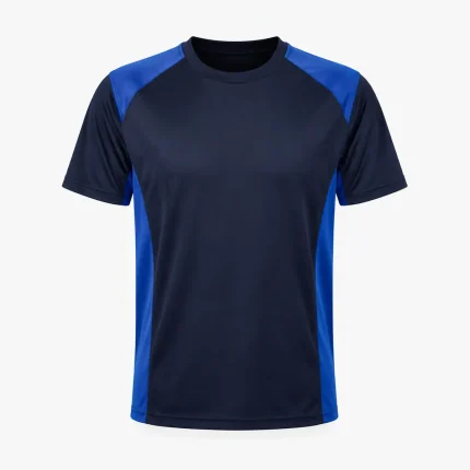 School PE T-shirt product image for school sports uniform supply in the UAE and GCC.