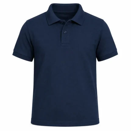 School polo shirt product image for school uniform supply in the UAE and GCC.