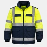 Security hi-vis patrol jacket product image for security uniform supply in the UAE and GCC.