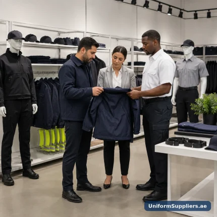 Security uniforms for private security teams and supervisors in the UAE