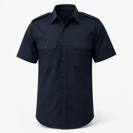 Security work shirt product image for security uniform supply in the UAE and GCC.