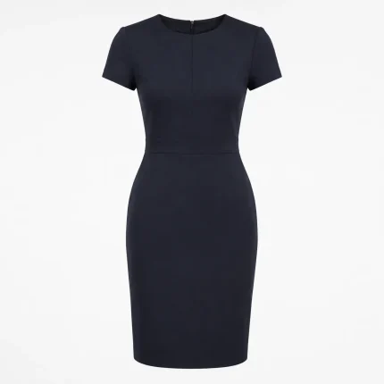 Sheath corporate dress product image for office uniform supply in the UAE and GCC.