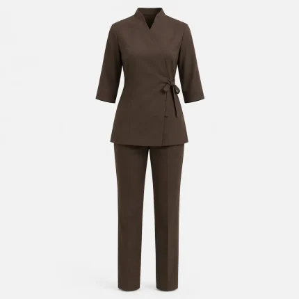 Spa uniform product image for spa and wellness uniform supply in the UAE and GCC.