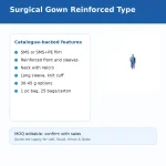 Surgical Gown Reinforced Type - Image 4