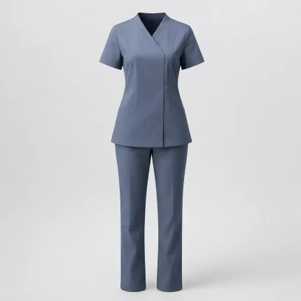 Therapist uniform product image for spa and clinic uniform supply in the UAE and GCC.