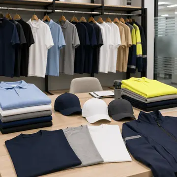 Promotional T-shirts polo shirts event crew uniforms caps and blank jackets for branded teams