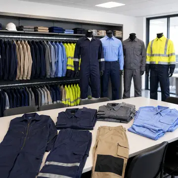 Coveralls work shirts work trousers and high visibility garments for industrial workforce supply