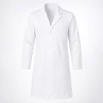 Unisex doctor lab coat product image for medical uniform supply in the UAE and GCC.