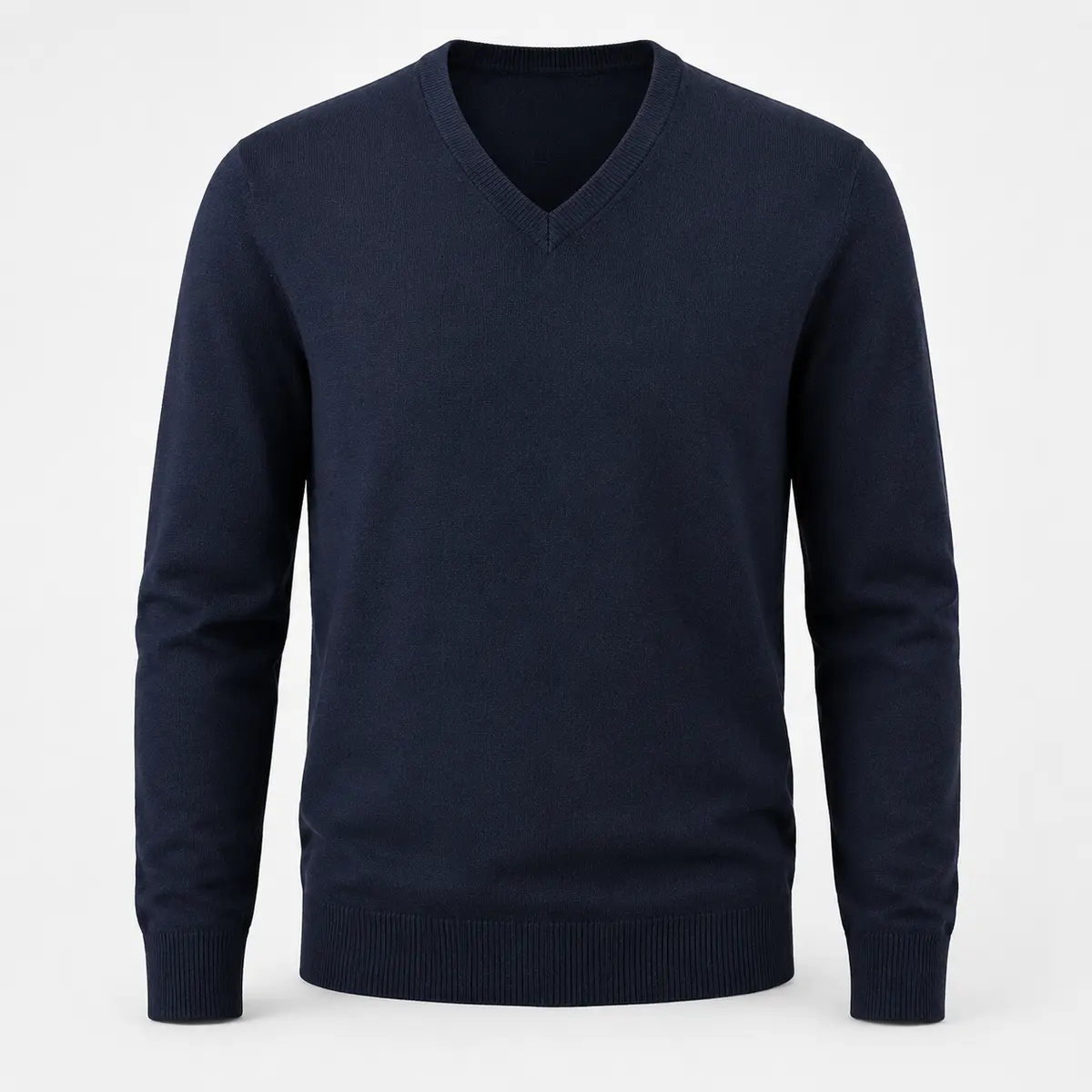 v-neck-pullover-uniform-supplier-uae-gcc-01 V-neck pullover product image for corporate uniform supply in the UAE and GCC.