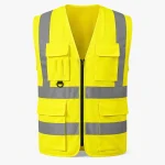 Warehouse hi-vis work vest product image for warehouse uniform supply in the UAE and GCC.