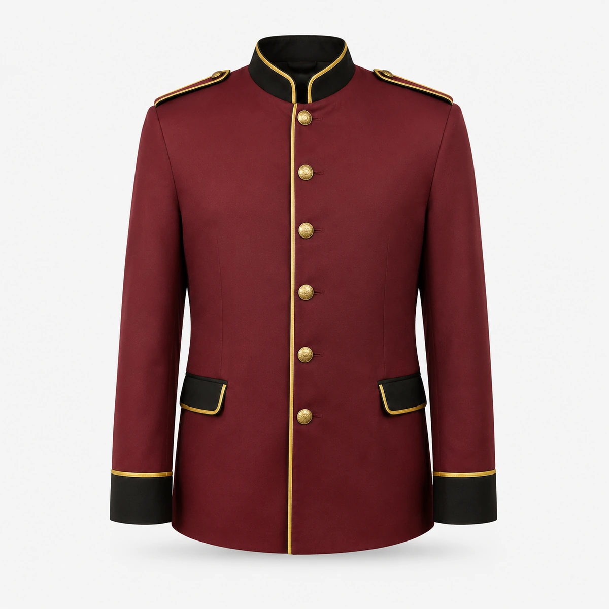 Bellboy uniform product image for hotel hospitality uniform supply in the UAE and GCC.