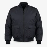 Security bomber jacket product image for security uniform supply in the UAE and GCC.