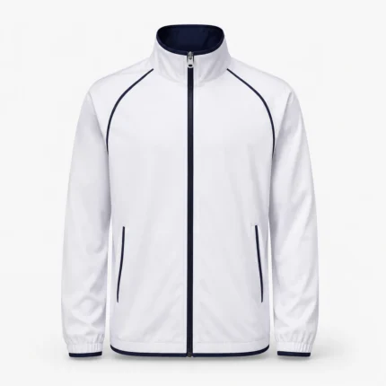 Badminton warm-up jacket product image for teamwear uniform supply in the UAE and GCC.
