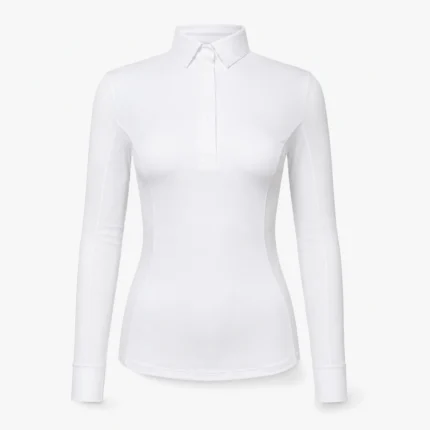 Branded equestrian show shirt product image for equestrian uniform supply in the UAE and GCC.