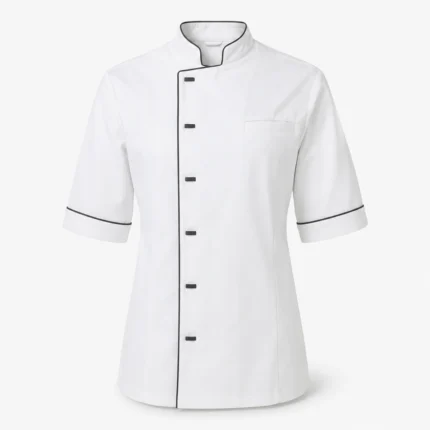 Catering tunic product image for hospitality uniform supply in the UAE and GCC.
