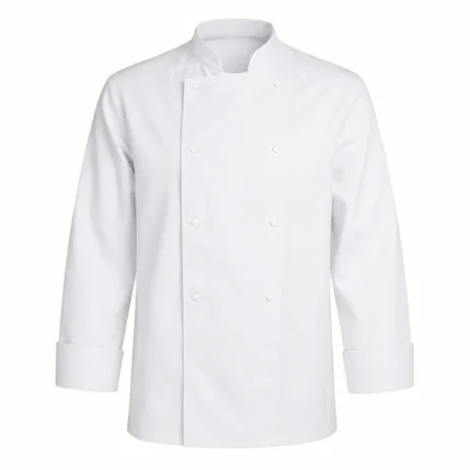 Commis chef jacket product image for kitchen uniform supply in the UAE and GCC.