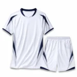 Custom badminton shirt and shorts set product image for teamwear uniform supply in the UAE and GCC.