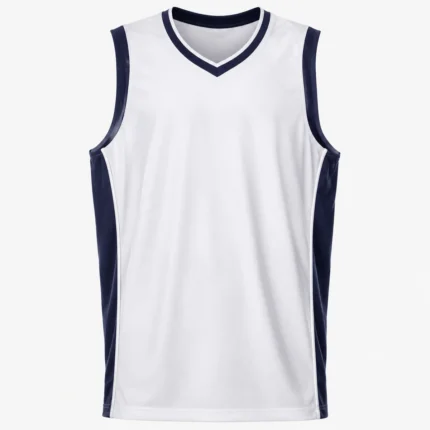 Custom basketball jersey product image for teamwear uniform supply in the UAE and GCC.