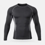 Custom MMA rash guard product image for combat sports uniform supply in the UAE and GCC.