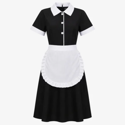 Khadama maid dress product image for domestic staff uniform supply in the UAE and GCC.