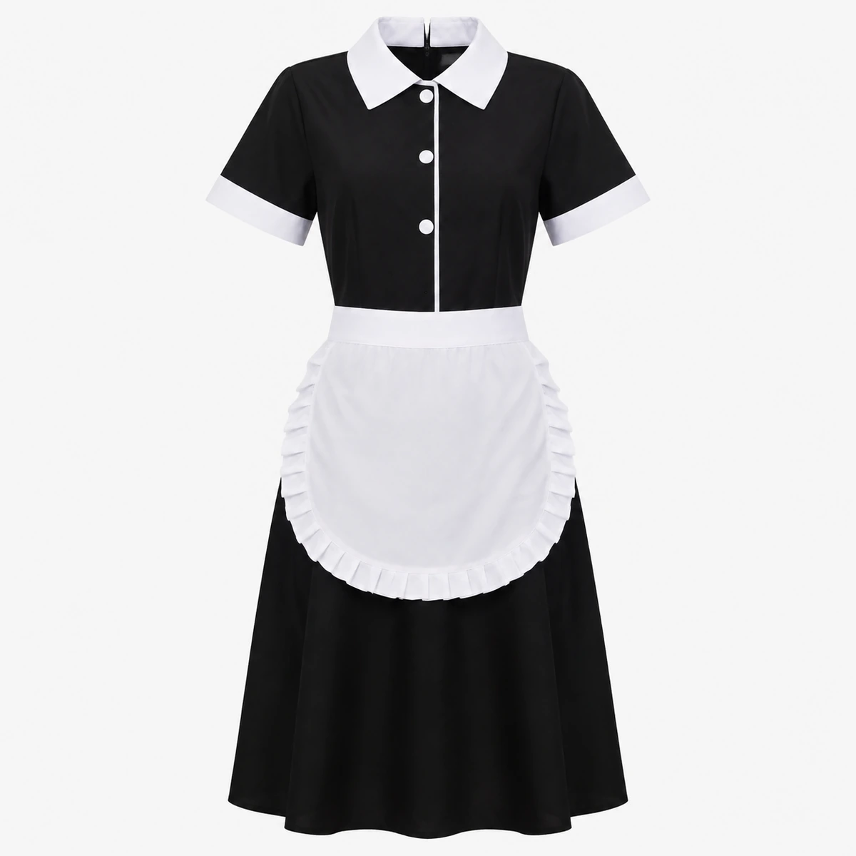 khadama-maid-dress-uniform-supplier-uae-gcc-01 Khadama maid dress product image for domestic staff uniform supply in the UAE and GCC.