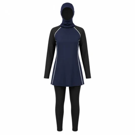 Modest team swimwear burkini product image for modest sportswear supply in the UAE and GCC.
